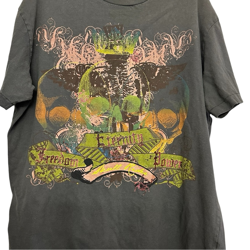 Daniel Cremieux Gray Graphic Tee Size XL